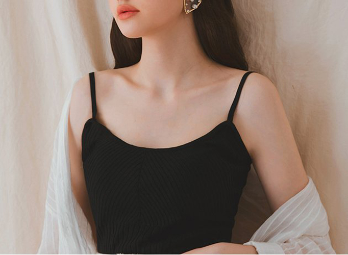 [HCM]Áo 2 dây dệt kim dáng ôm
