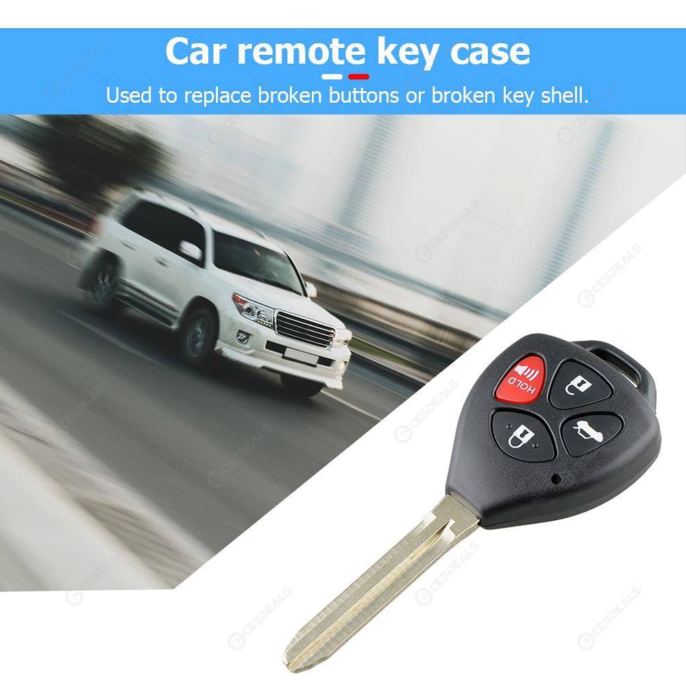 Vỏ Chìa Khóa Xe Toyota 4 Nút