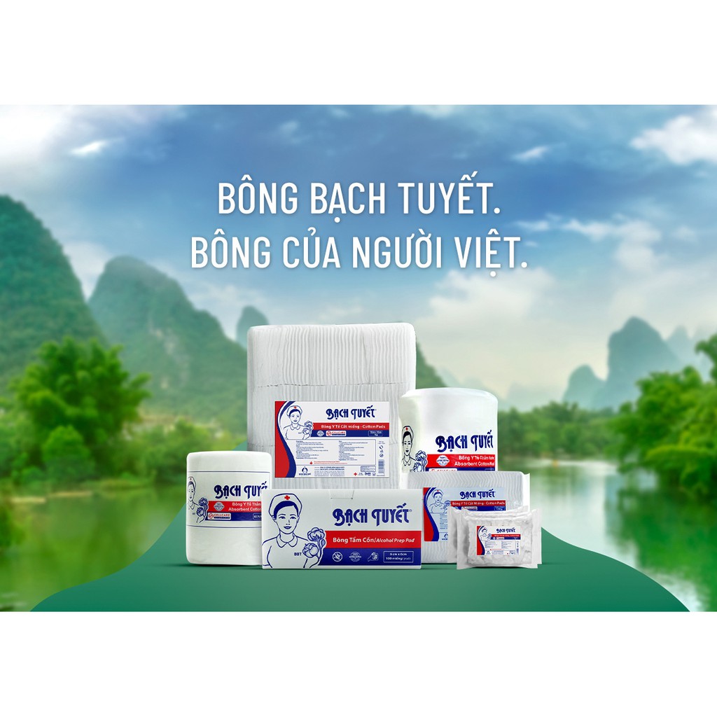 Bông y tế Bạch Tuyết 45g/100g
