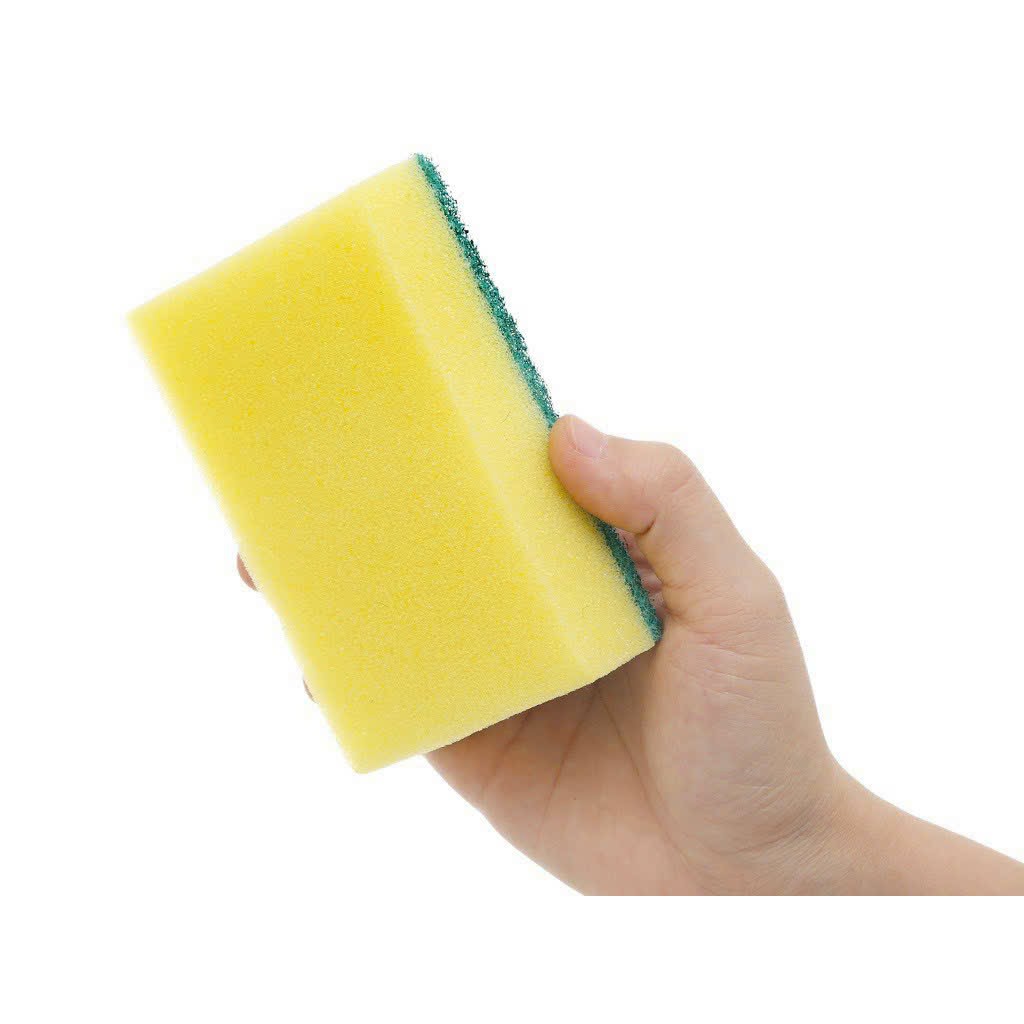 SET 10 miếng mút xốp rửa chén chà nồi 2 mặt tiện dụng