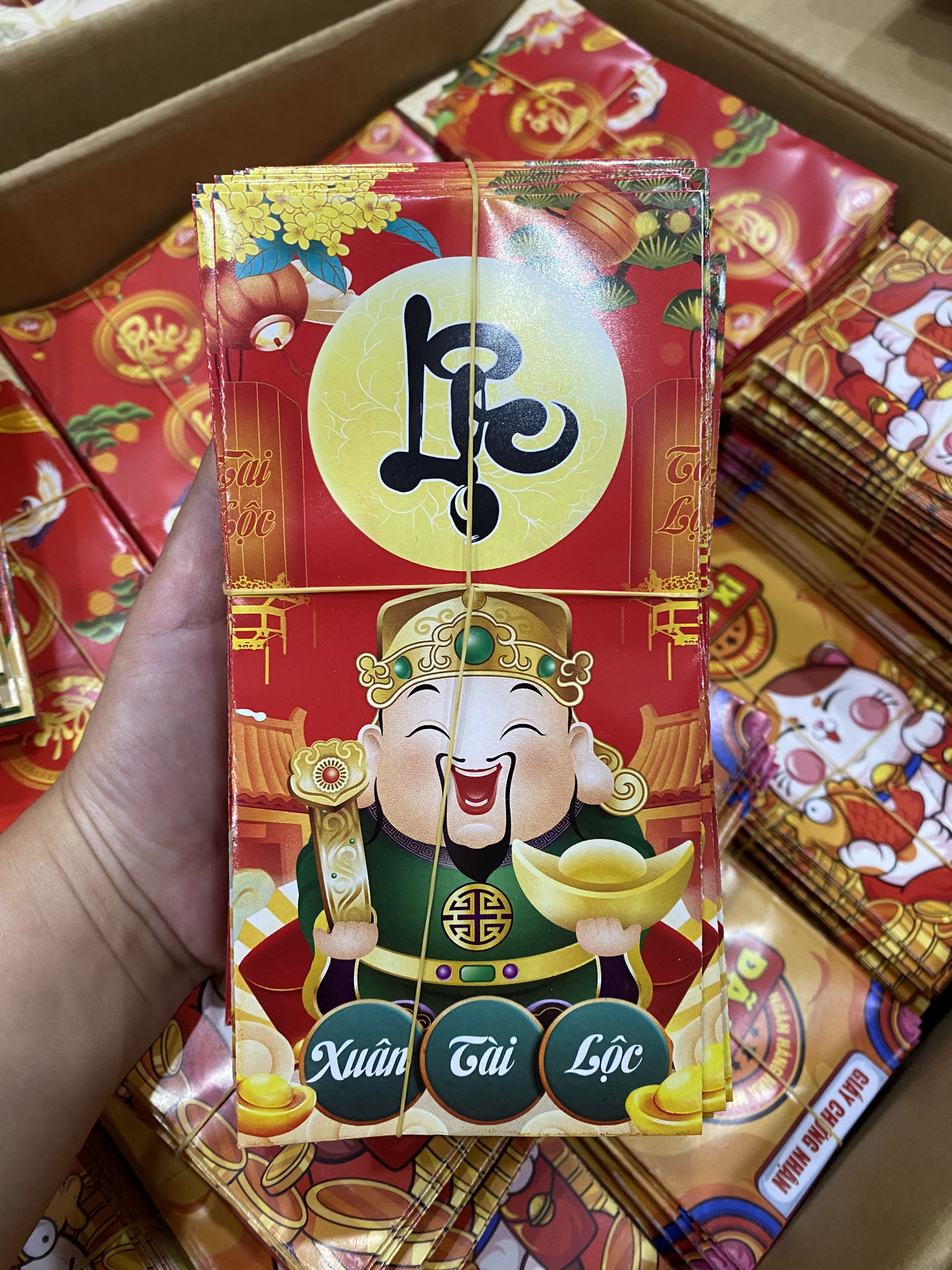 [MEMINSTORE] 10 CÁI - BAO LÌ XÌ TẾT 2023, PHÚC - LỘC - THỌ