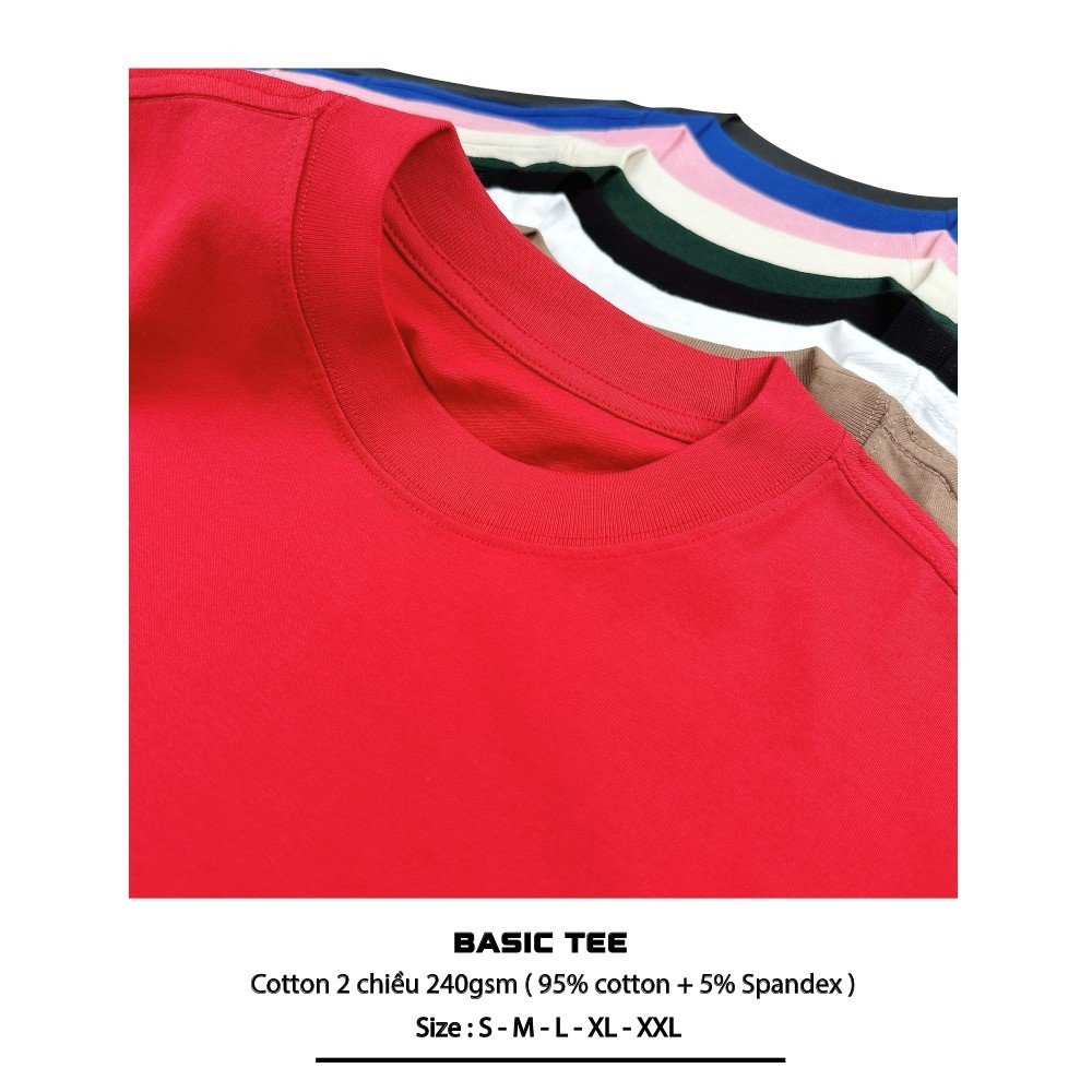 Áo thun HYKOREA Basic Cotton 100% Nam Nữ Form Oversized Logo Snoopy 1304