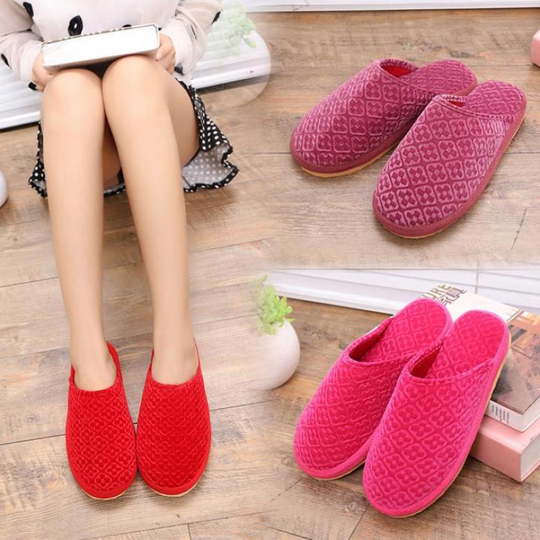 Dép đi trong nhà mùa đông đế xốp nhiều màu - Giao màu ngẫu nhiên giá rẻ