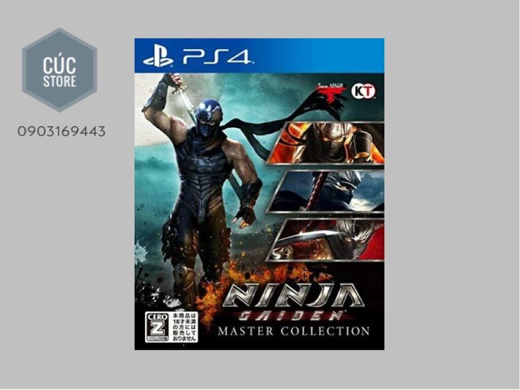 Đĩa chơi game PS4: Ninja Gaiden Master Collection