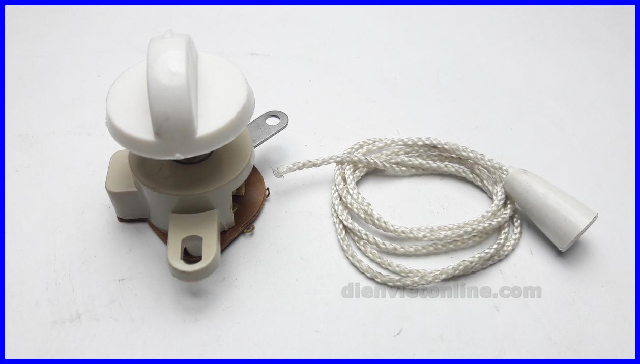 [Combo] công tắc quạt treo tường loại 1 ( Công tắc + dây + núm ) - Điện Việt