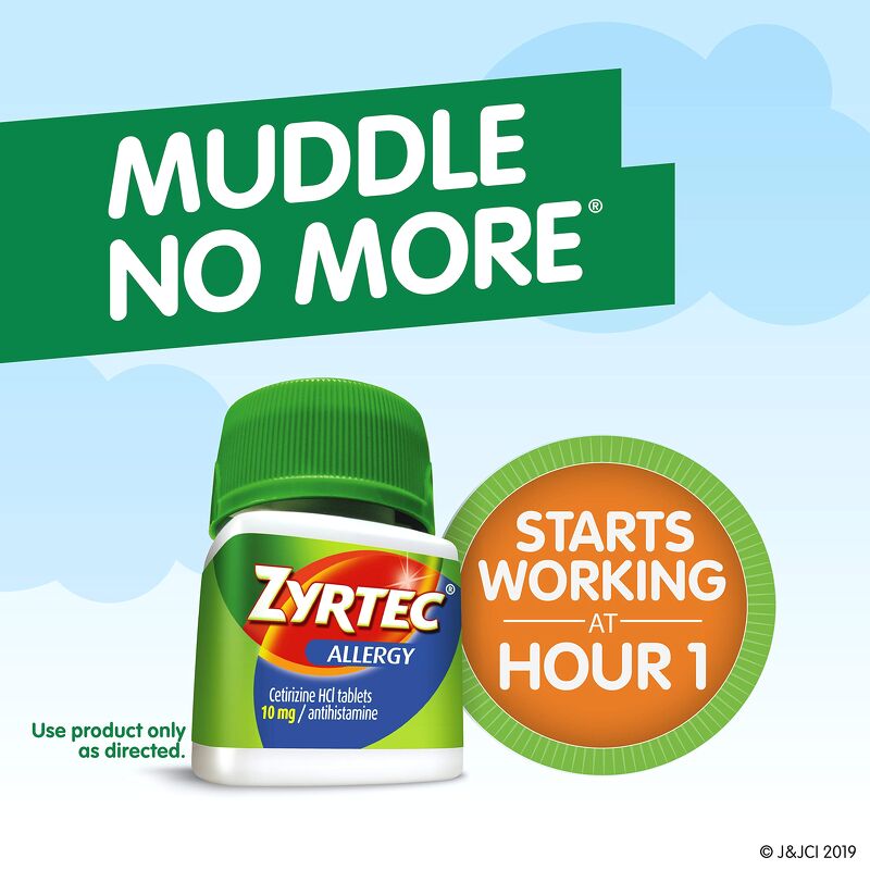 ZYRTEC ALLERGY 10MG 120 VIÊN