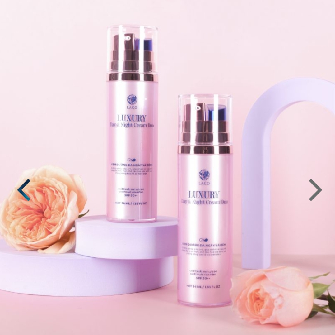 Kem dưỡng trắng, cấp ẩm 2in1 ngày đêm Laco Luxury. KIZUDO