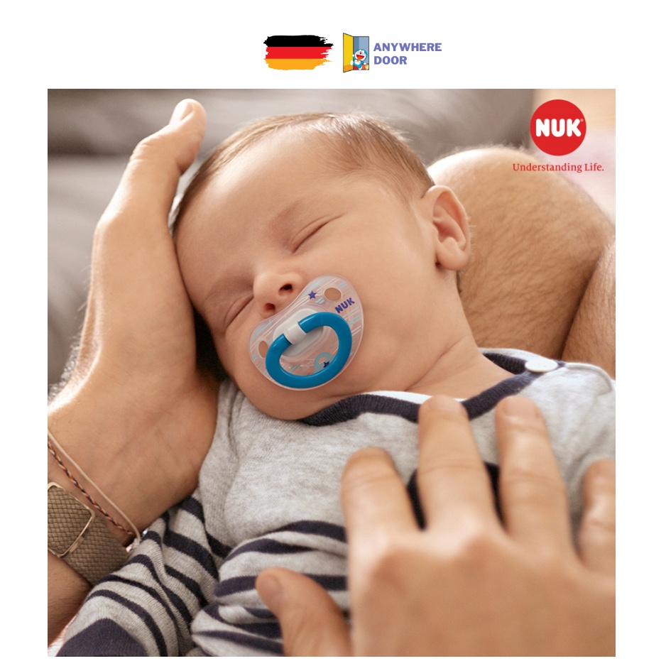 [Sales off] Bộ 2 ti giả NUK Silicone Happydays