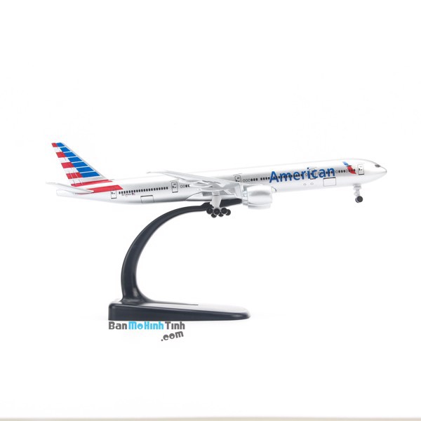[HCM]Mô hình máy bay American Airlines Boeing B777 20cm Everfly