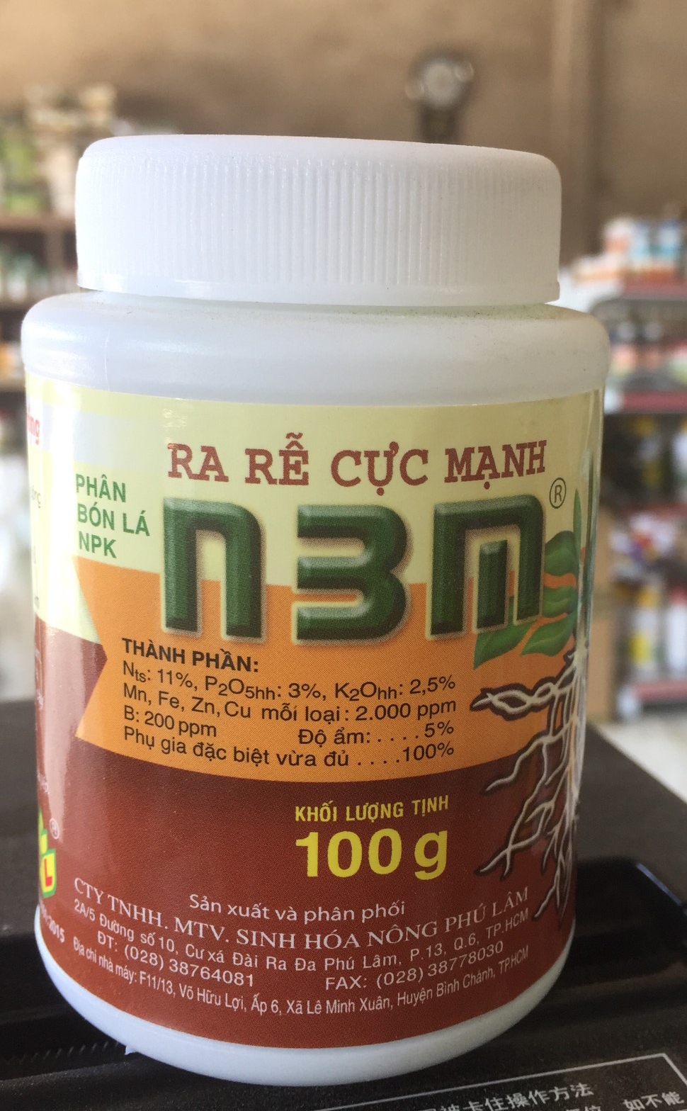 Ra rễ cực mạnh n3m - 100gr