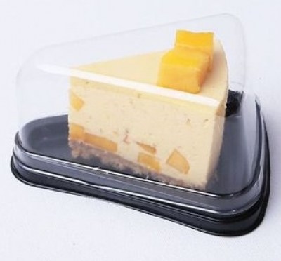 Bộ 100 hộp nhựa tam giác đế đen bl03