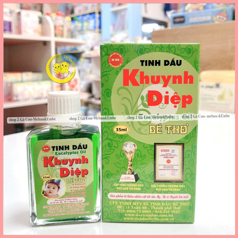Dầu khuynh diệp cho bé