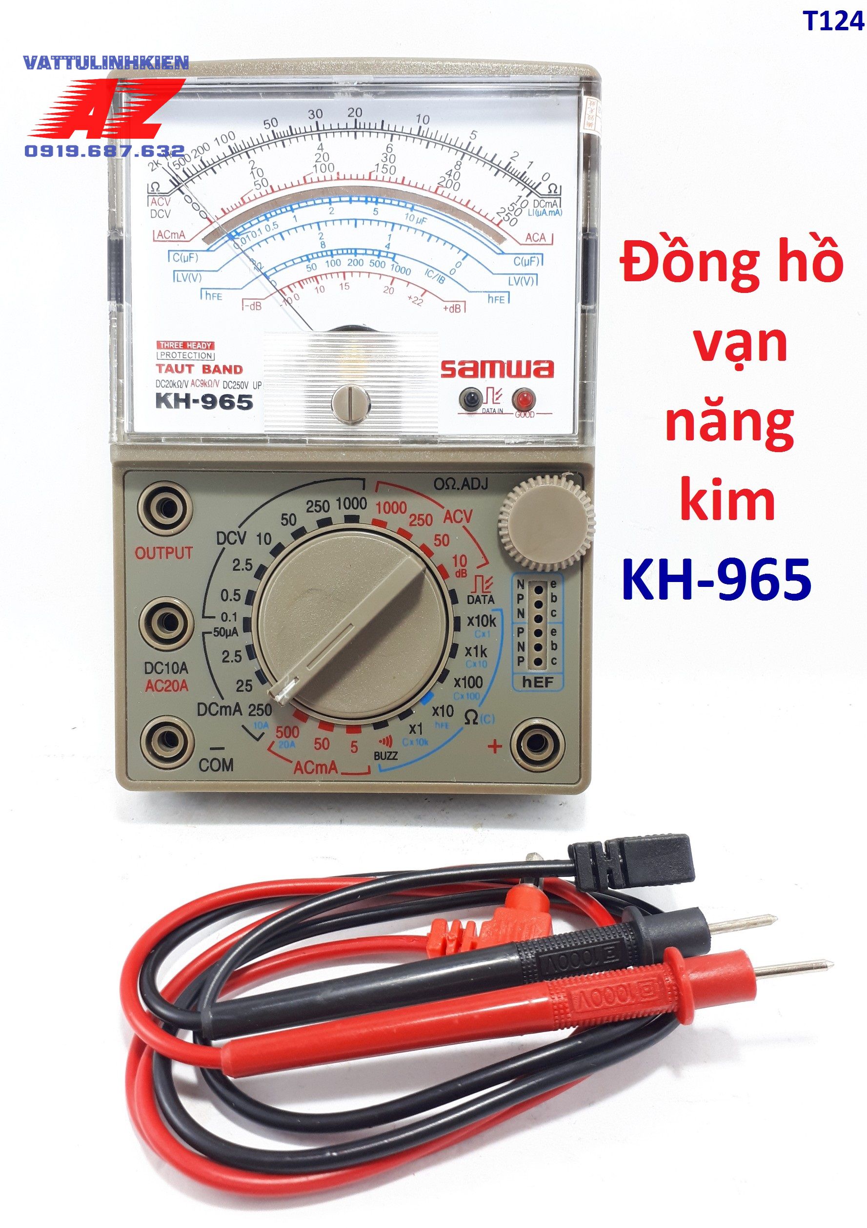 Đồng hồ đo vạn năng kim SAMWA KH-965