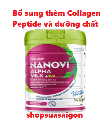 {900g/hộp, HSD 2027} Sữa Non Nanovi Alpha Milk .