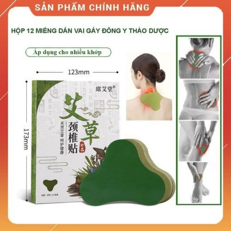 Mugwort Patch for Shoulder and Neck - Mugwort Patch - Reduces Shoulder and Neck Pain, Reduces Bone and Joint Pain