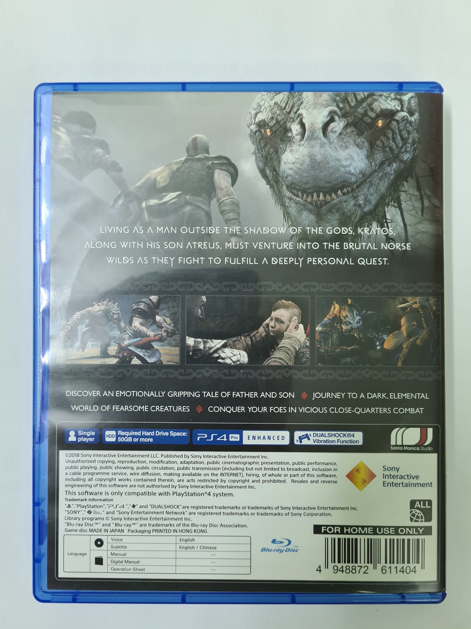 Đĩa game PS4 God of War