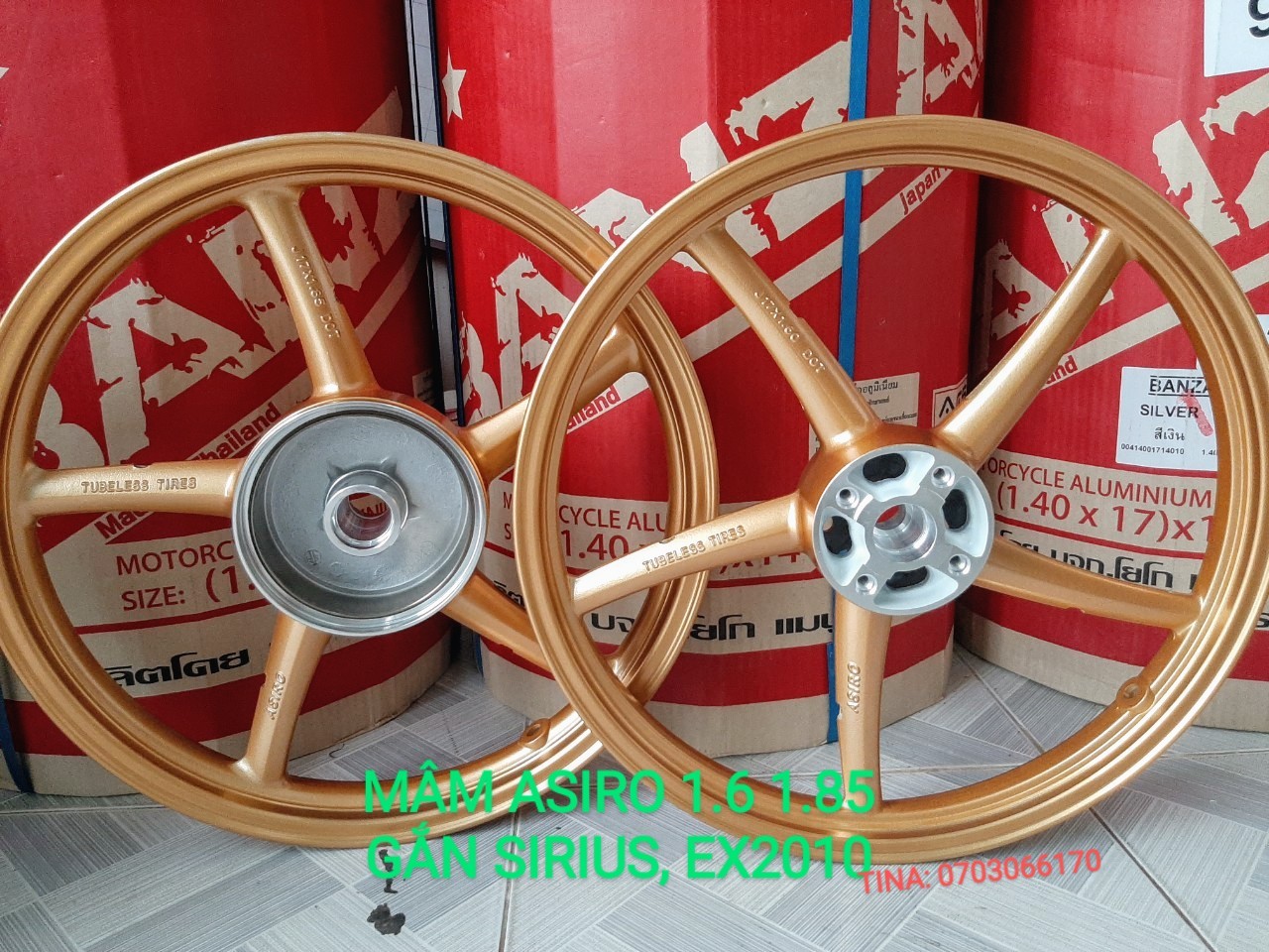 [HCM]BÁNH MÂM  5 CÂY  GẮN XE  EXCITER 2010  SIRIUS