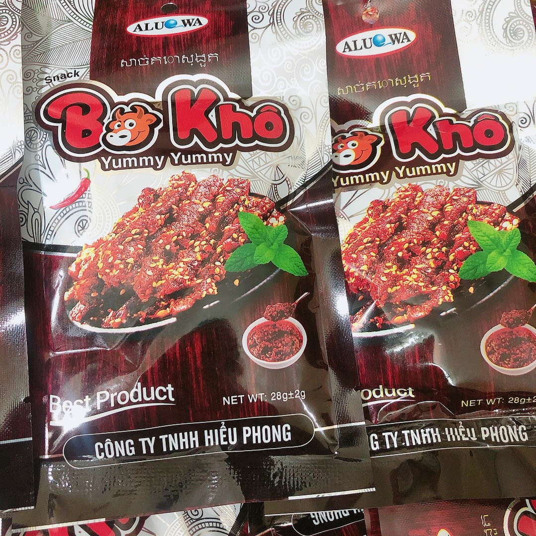 COMBO 10 GÓI SNACK HÌNH BÒ KHÔ YUMMY
