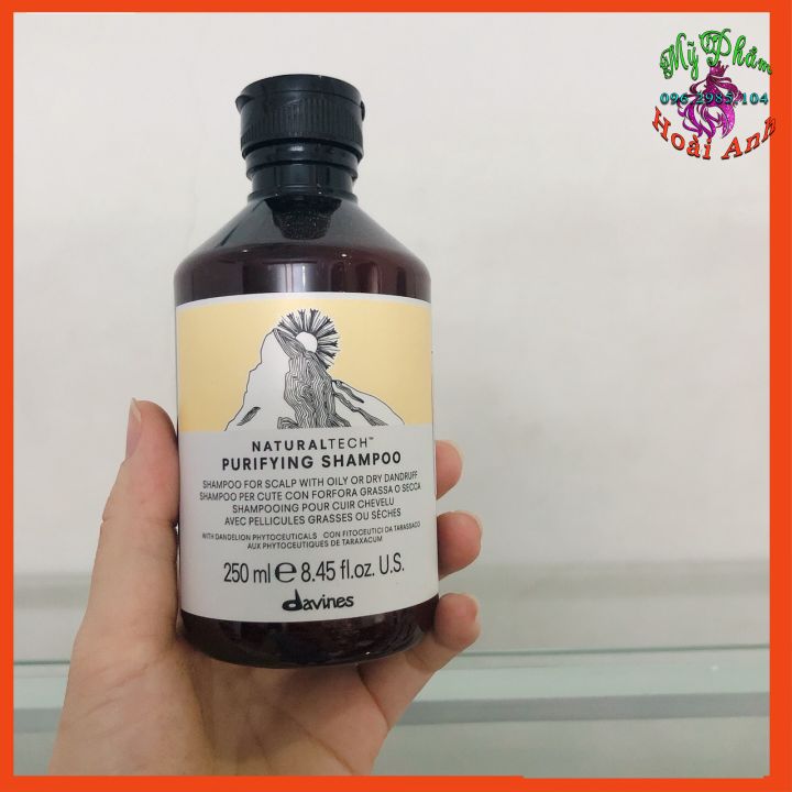 [Chính hãng] DẦU GỘI LÀM SẠCH GÀU DAVINES PURIFYING SHAMPOO 250ML