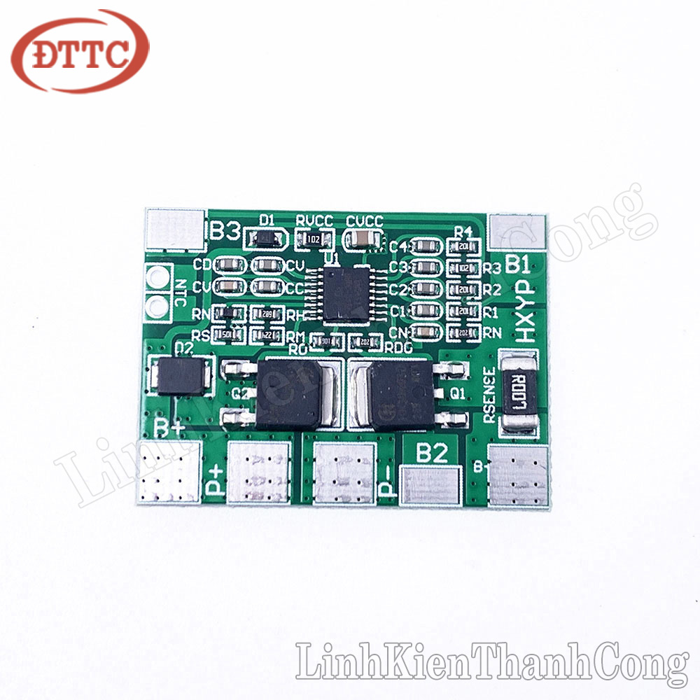 Mạch Bảo Vệ BMS Cho Pin Sắt LiFePO4 3.2V 4S 20A - Hệ 4 Cell Nối Tiếp