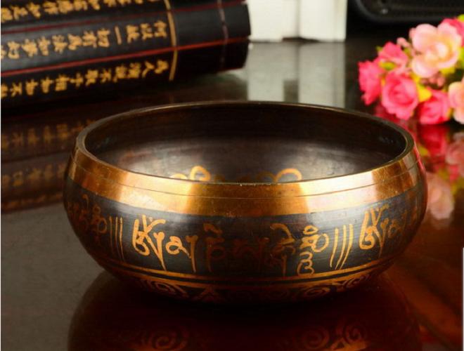 Tibetan rotating Bell 10,5cm rotating meditation bell Bowl