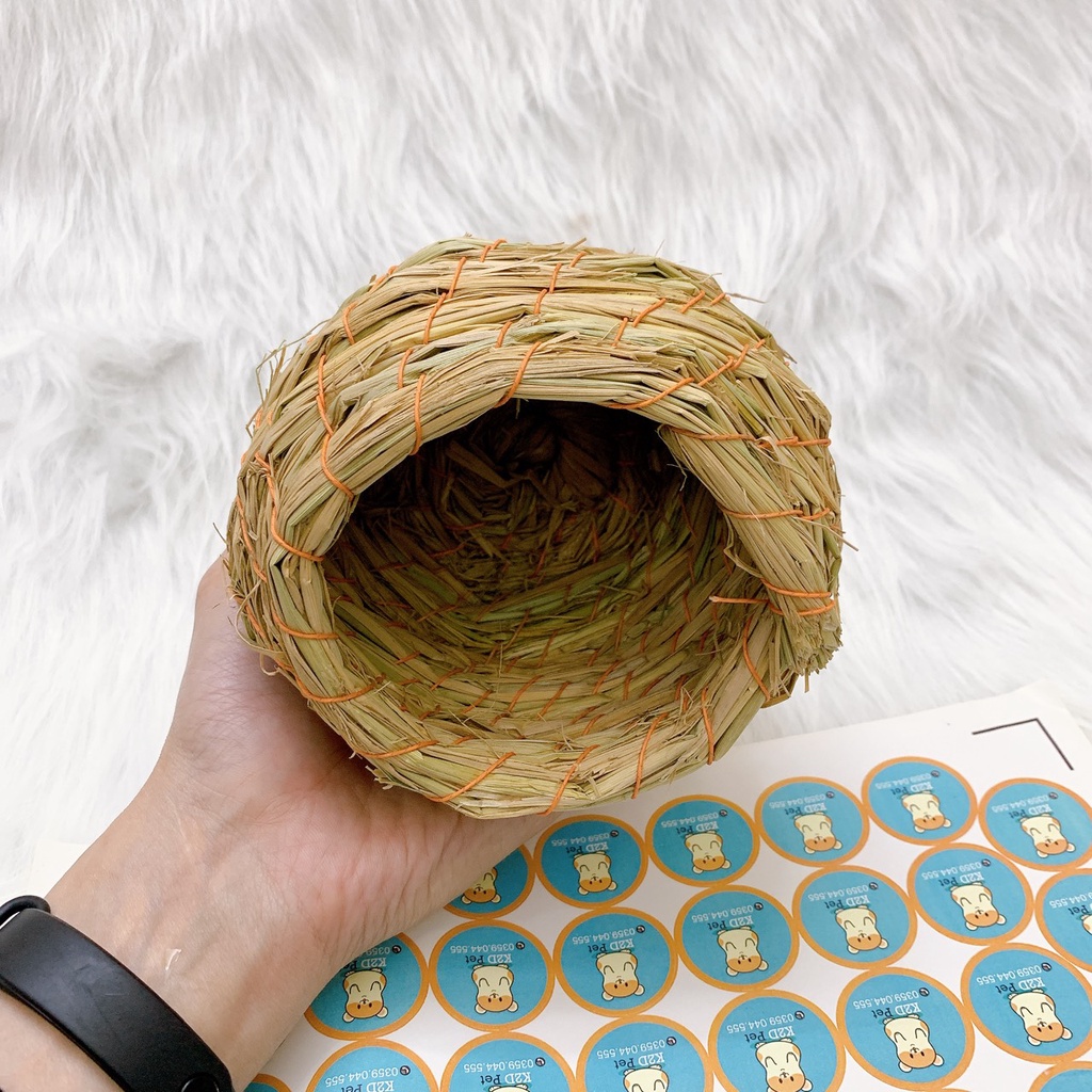 [Hoàn tiền 10%]Nhà rơm cho Hamster , Sóc , đuôi mập