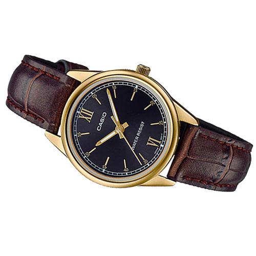 Đồng hồ nữ dây da Casio Anh Khuê LTP-V005GL-1B2UDF