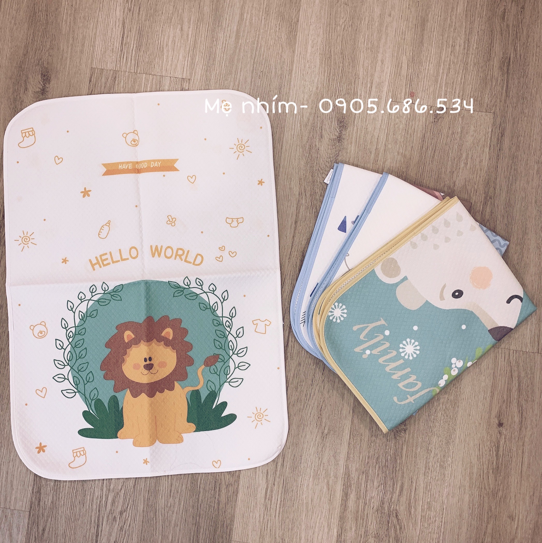 Tấm lót chống thấm 4D cho bé