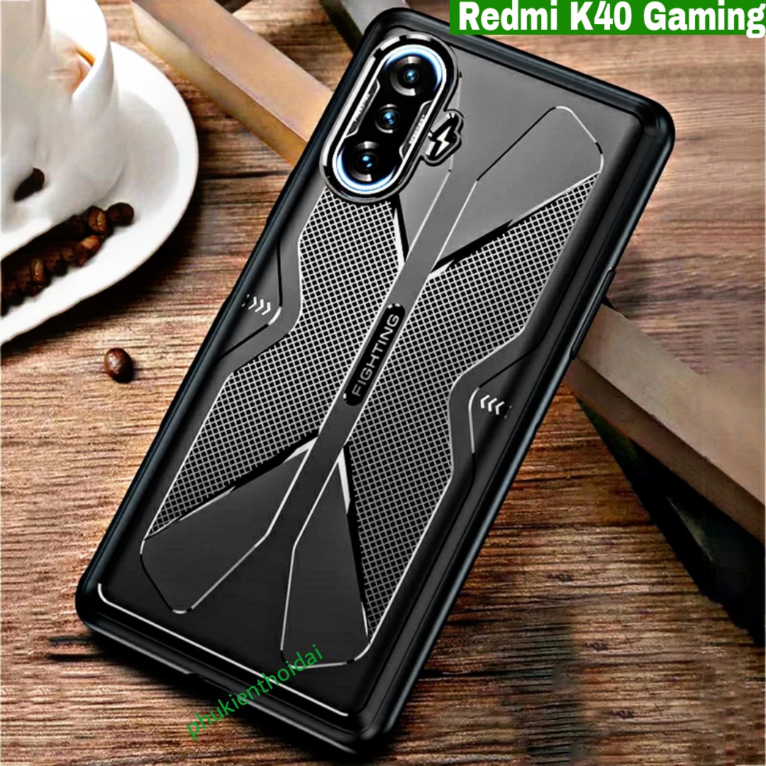 ỐP LƯNG REDMI K40 GAMING CHỐNG SỐC KIỂU GAMING CHO GAME THỦ CAO CẤP