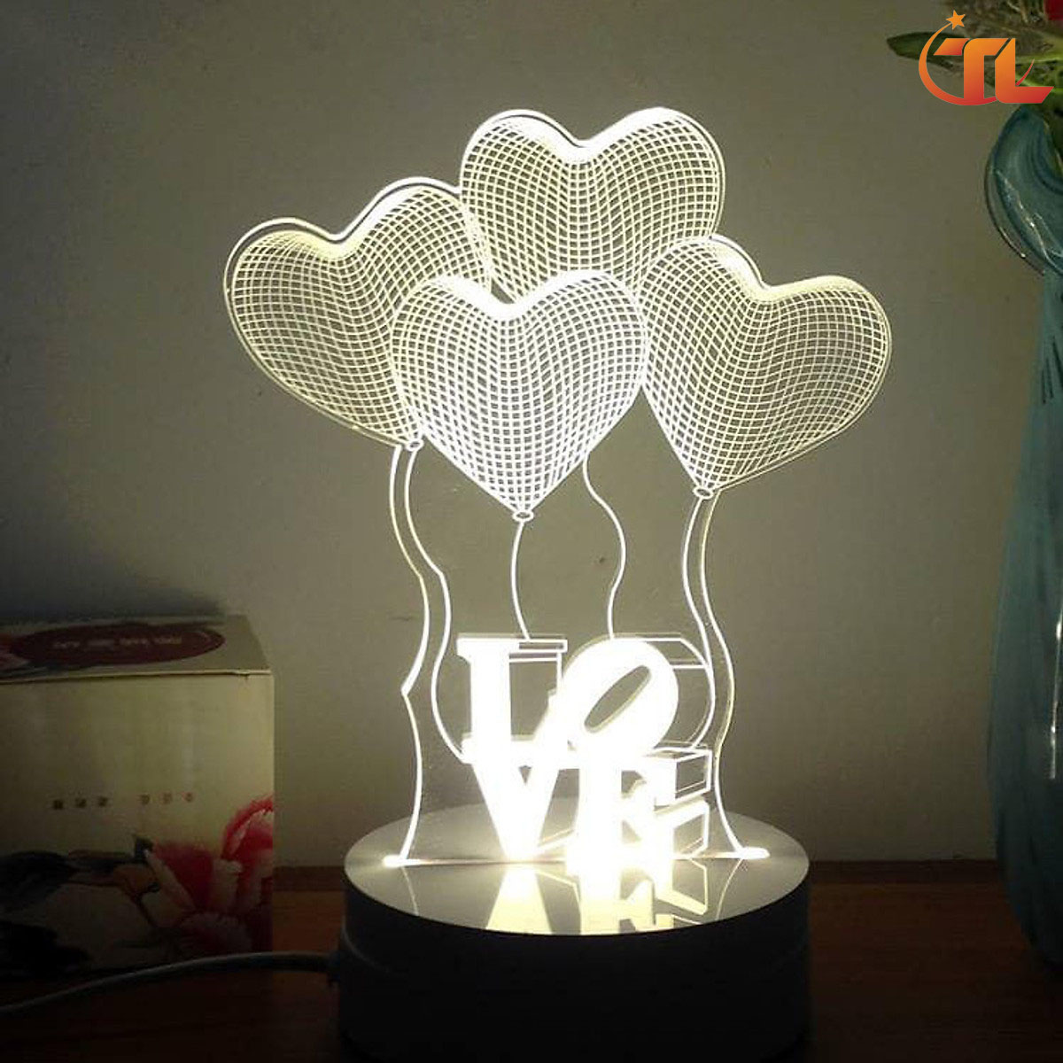 Tấm mica khắc hình không bao gồm đế nhiều mẫu