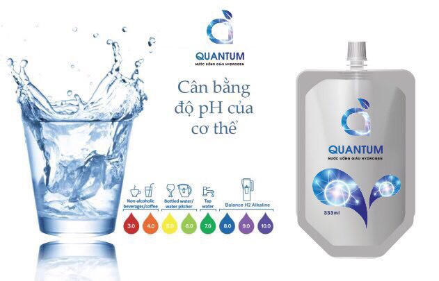 Nước uống ion Kiềm Quan tum 4 thùng