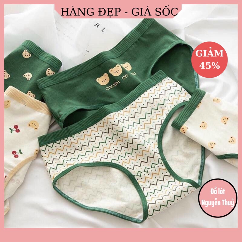 Quần lót nữ cotton nâng mông siêu xinh