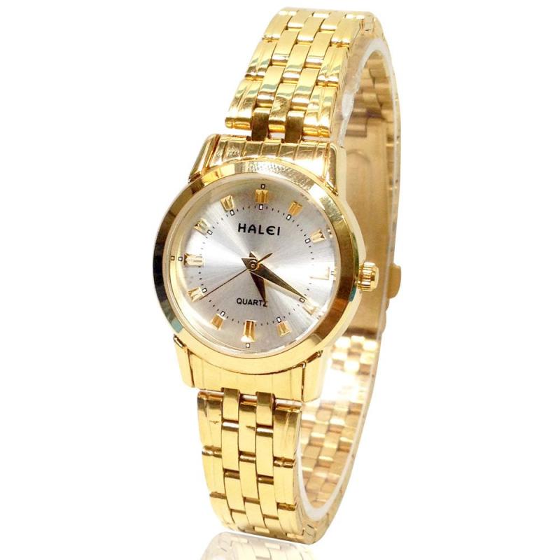 Đồng hồ nữ mạ vàng cao cấp Halei HL4404