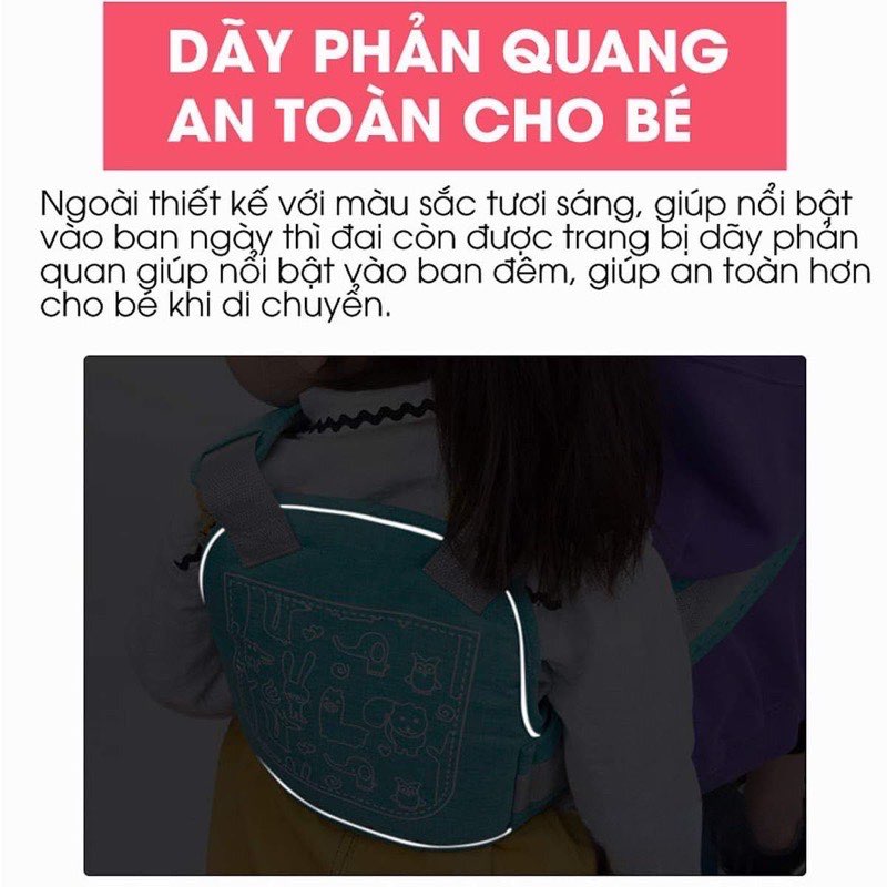 Đai xe máy an toàn cho bé - Hàng 1 màu