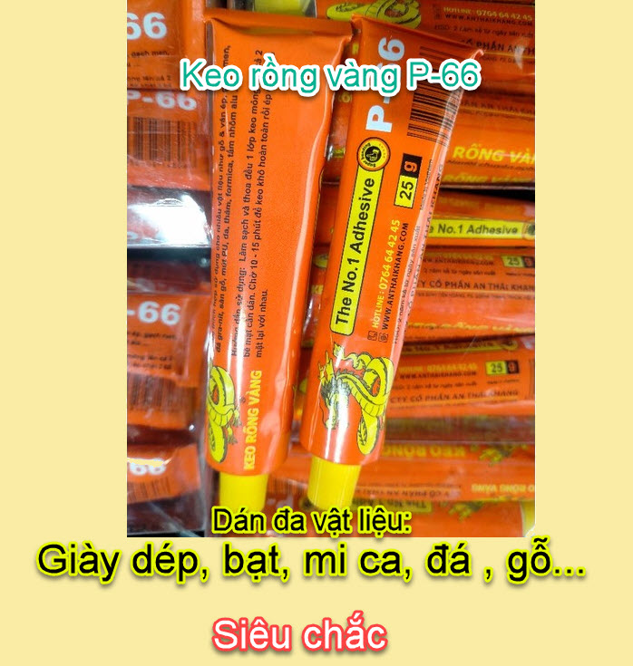 Keo tổng hợp p-66 p-99 rồng vàng keo dán đa năng cao cấp