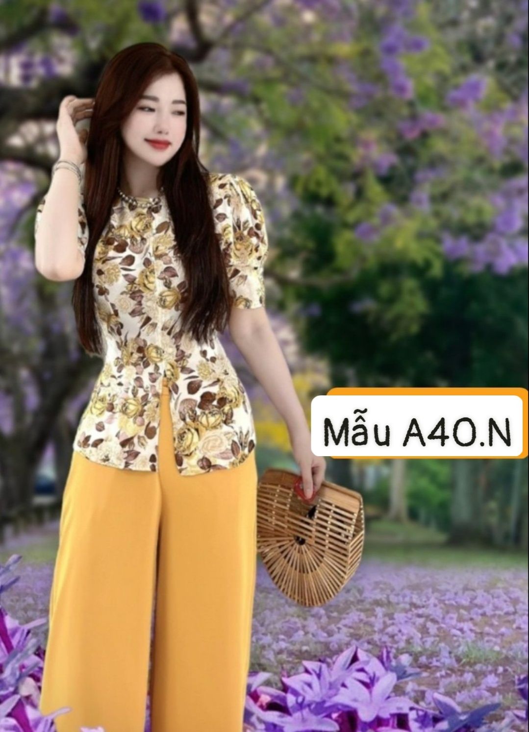 MẪU BÀ BA LỤA MANGO TAY PHỒNG SIZE 45KG - 70KG