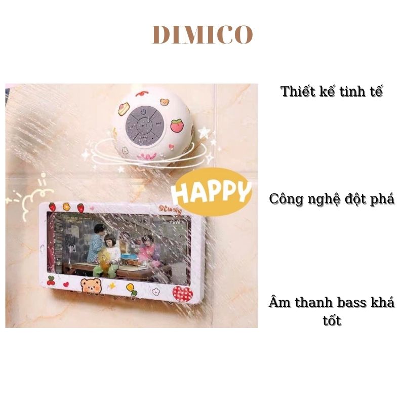 Loa bluetooth mini DIMICO dán tường dễ thương không dây