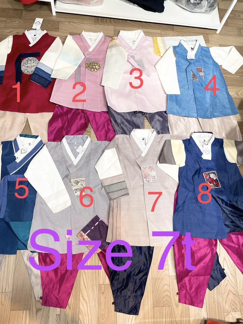 Hanbok bé trai Hàn Quốc xịn - hình thật