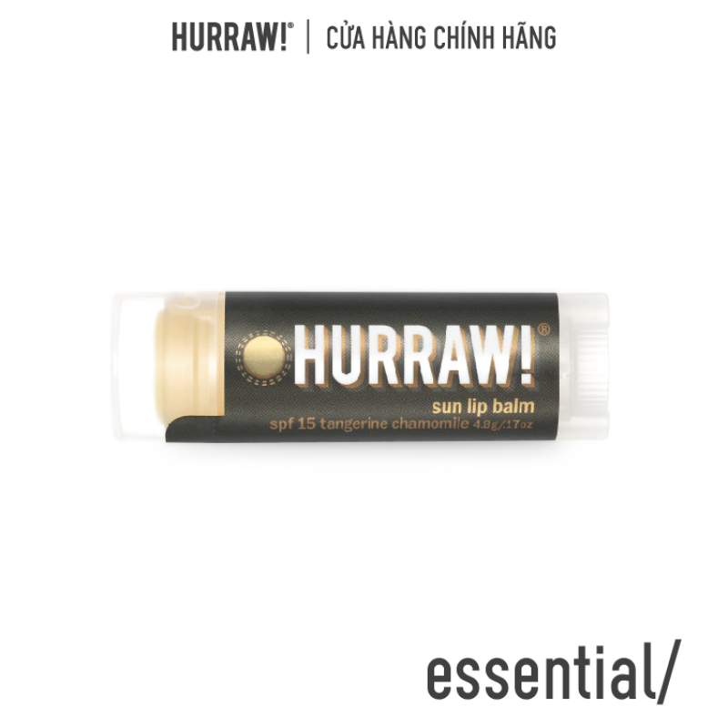 Son dưỡng môi Hurraw! Balm - Chống Nắng SPF15 4.8g/.17oz