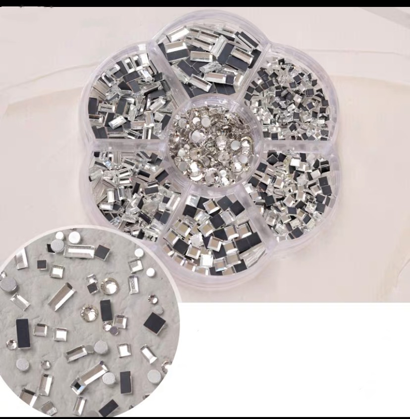 khay đá nail gắn móng 7 ô