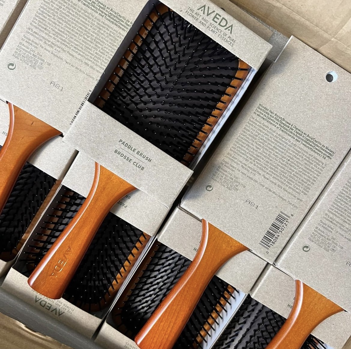 Lược gỡ rối Aveda hair brush size to