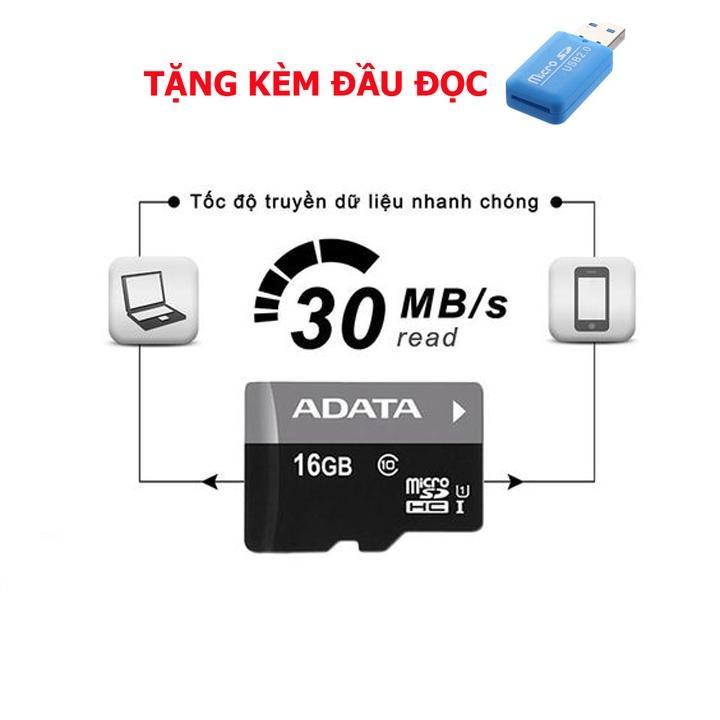 Thẻ nhớ Micro SD 16GB tốc độ 100Mb/s siêu bền