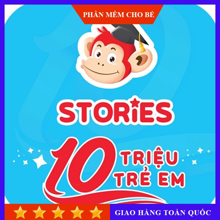 COMBO MONKEY JUNIOR + STORIES Gói trọn đời - Tiếng anh cho bé