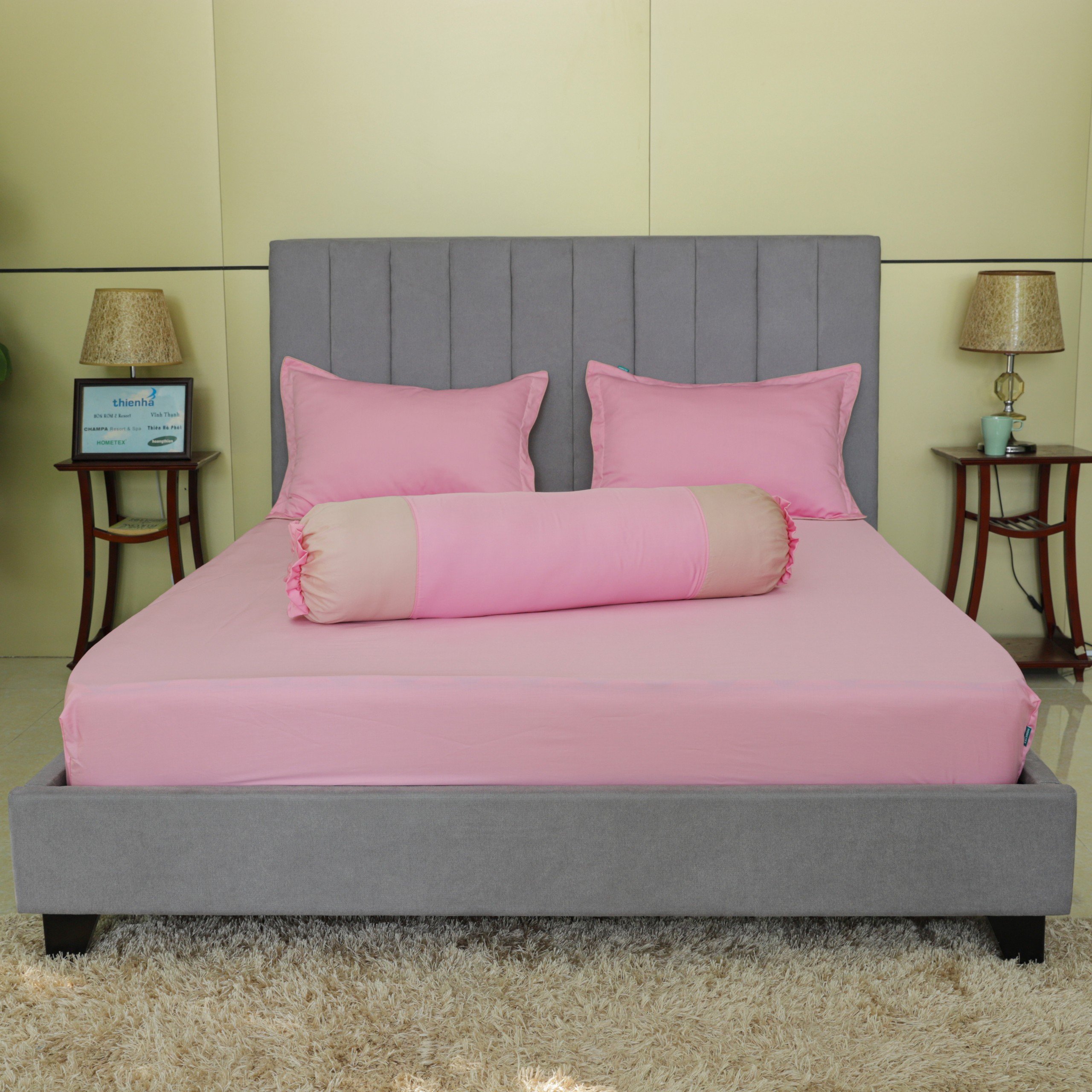 Bộ Drap Gối Hometex Tencel Bộ Ga Và Vỏ Gối Gia Đình Mềm Mại Dễ Ngủ Xuất Xứ Việt Nam Duy Nhật Store
