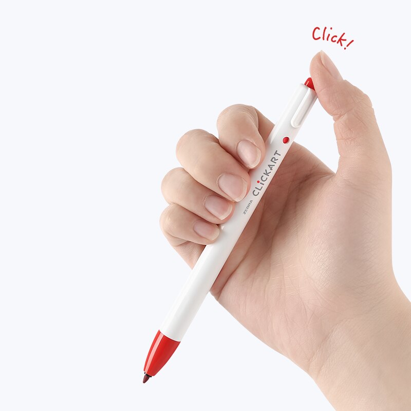 Bút Zebra click art Knock sign pen cỡ 0.6mm