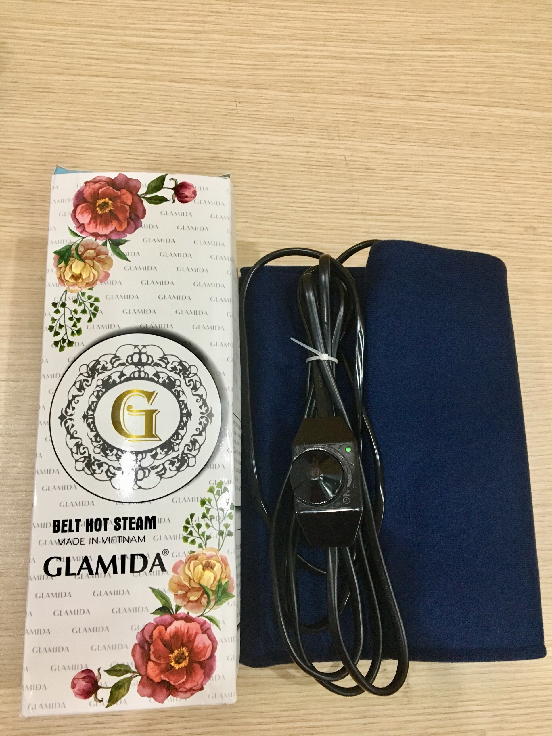 Đai quấn nóng Glamida (giảm mỡ bụng)