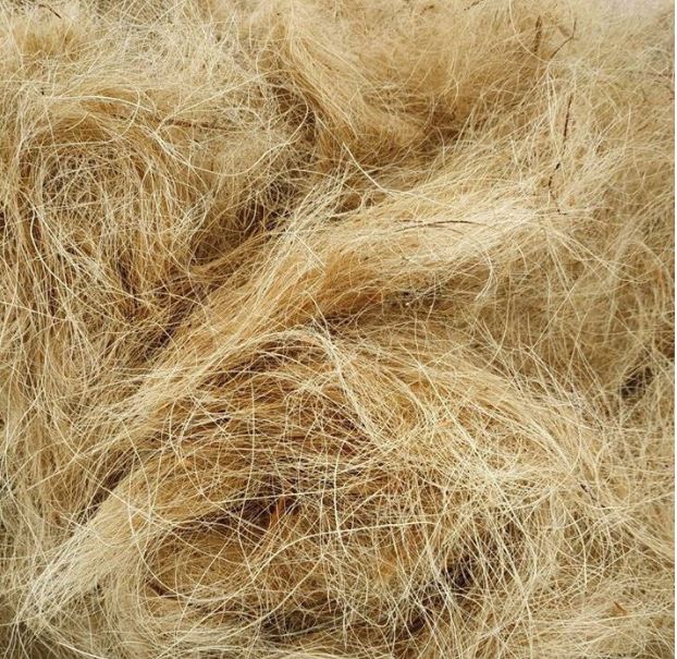 Chỉ xơ dừa, xơ dừa sợi, xơ dừa chỉ, giá thể trụ leo, giữ ẩm, giá thể trầu bà, che chậu cây thay rơm ( bịch 5dm3 ~ 100g)