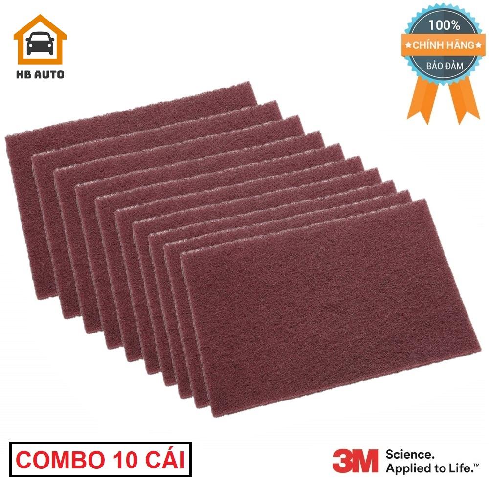 [FreeshipMAX] [HCM]Combo 10 Miếng Nhám Scotch Brite 3M 07447