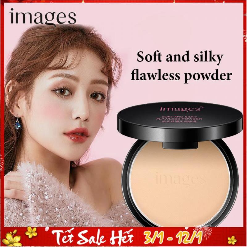 Phấn phủ siêu mịn kiềm dầu IMAGES Soft and silky Flawless Powder phấn nén nội địa Trung 10gr TK-PP032