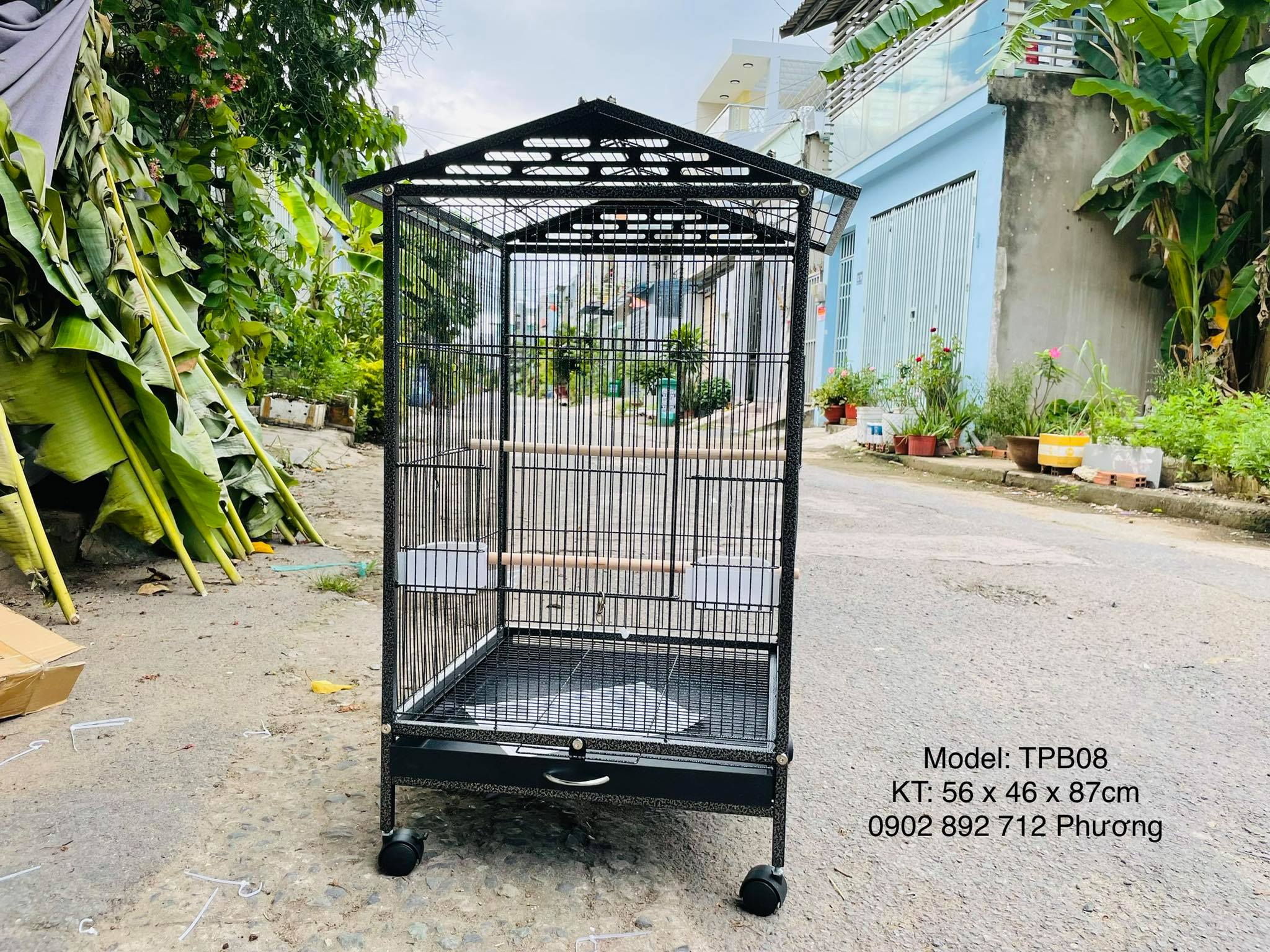 Lồng nuôi vẹt TPB08